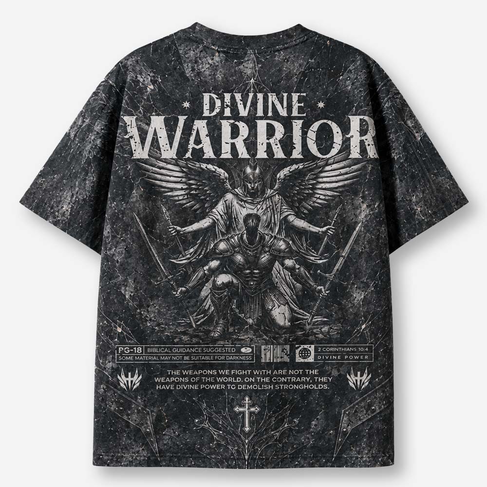 Warrior Eco Oversized Graphic Tees · GRS Certified