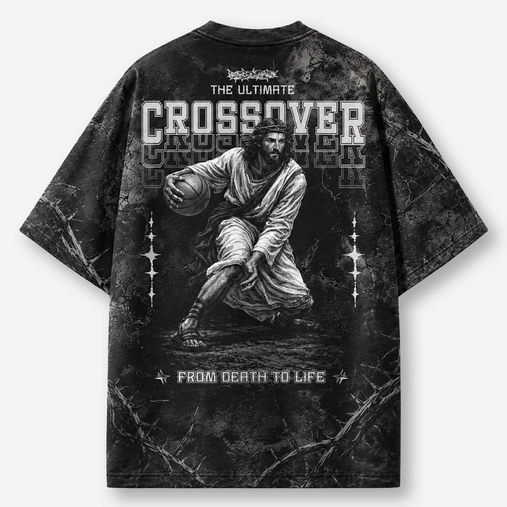 Crossover Eco Oversized Graphic Tees · GRS Certified