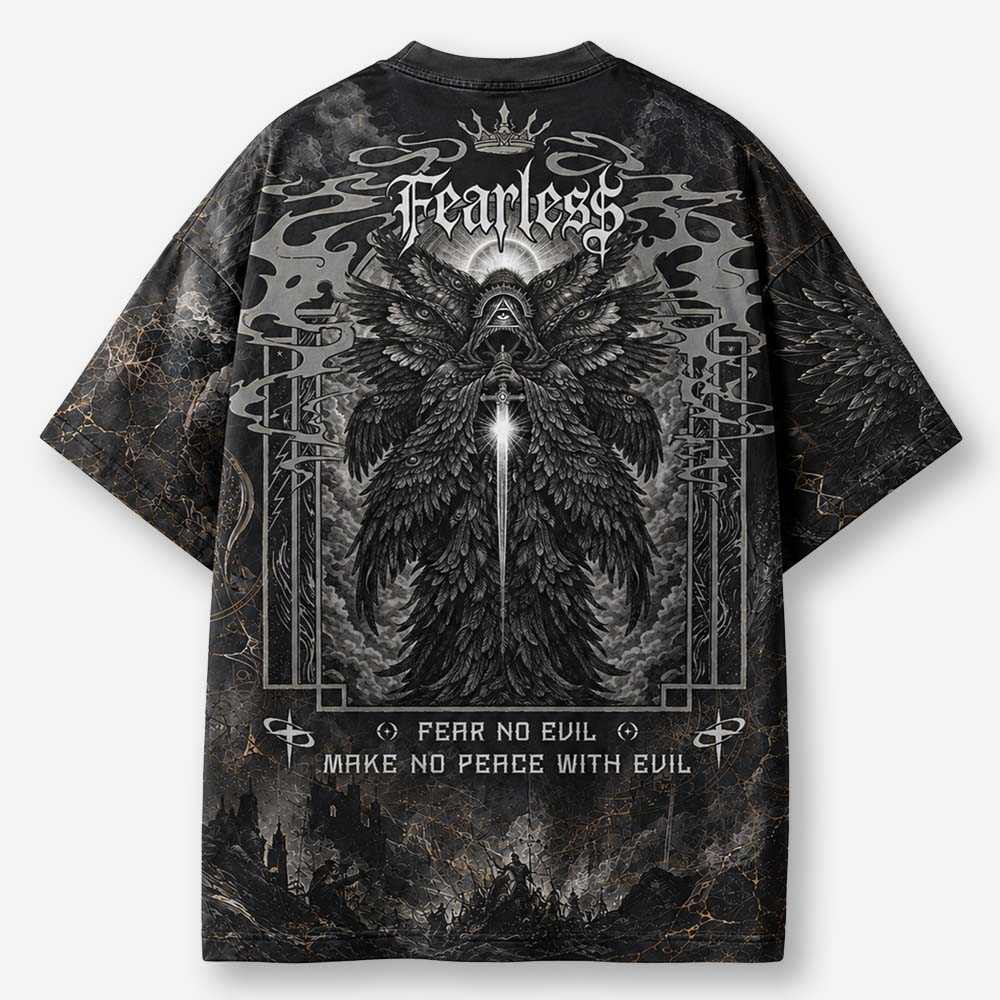 Fearless Eco Oversized Graphic Tees · GRS Certified