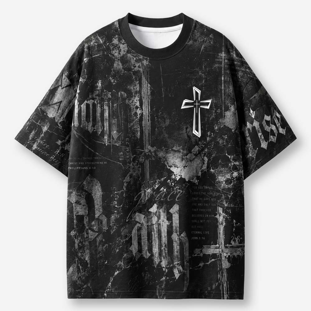 Tour List Eco Oversized Graphic Tees · GRS Certified