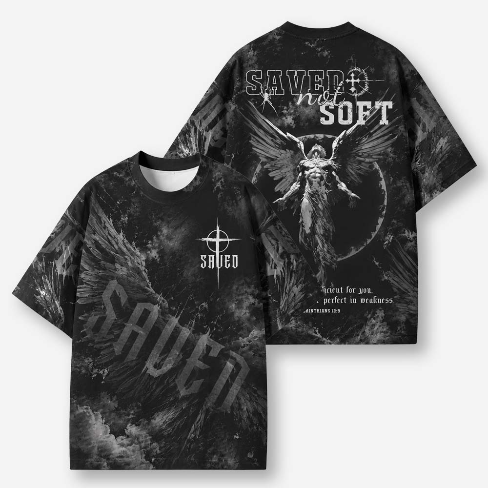 Angel Eco Oversized Graphic Tees · GRS Certified