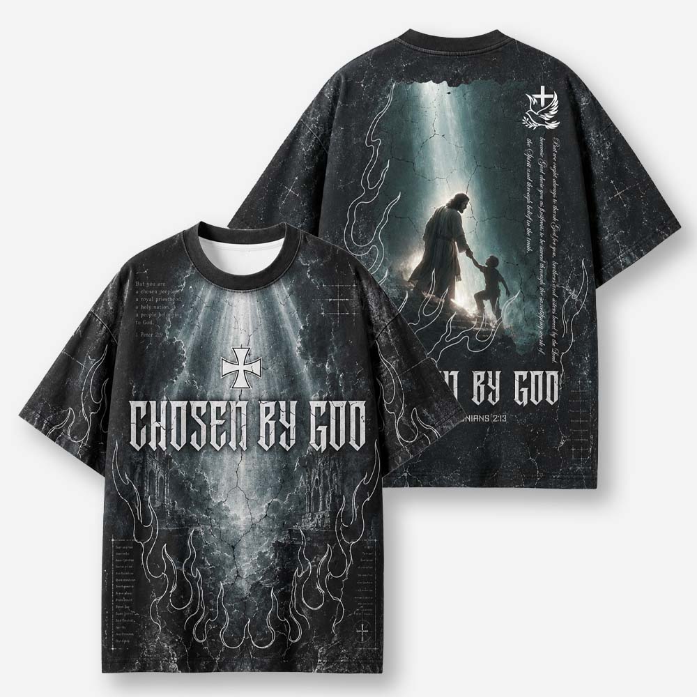 Chosen Eco Oversized Graphic Tees · GRS Certified