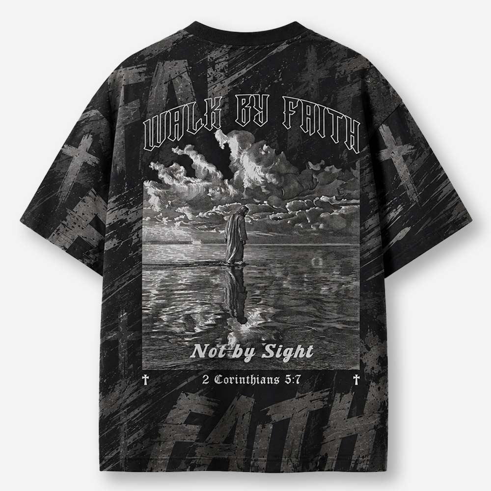 Armored Knight Eco Oversized Graphic Tees · GRS Certified