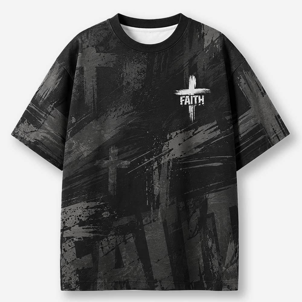 Armored Knight Eco Oversized Graphic Tees · GRS Certified