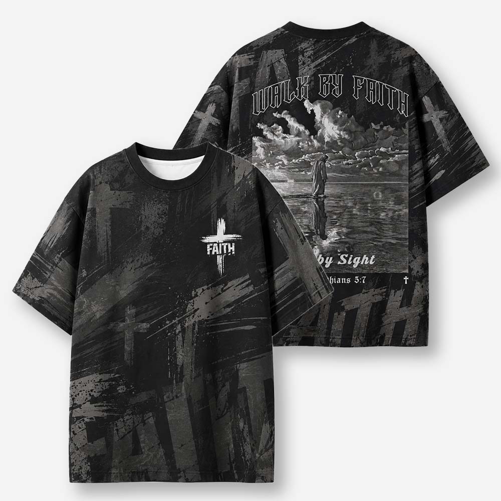 Armored Knight Eco Oversized Graphic Tees · GRS Certified