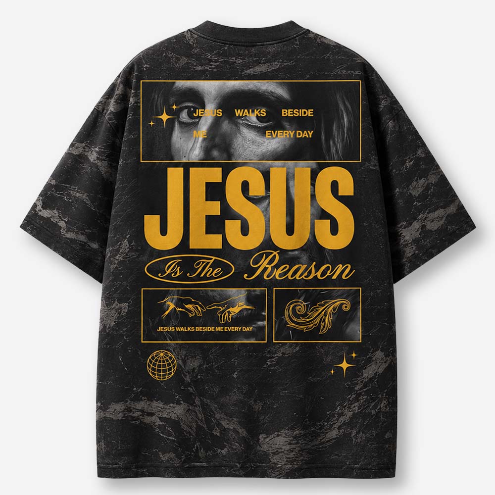 Reason Why Eco Oversized Graphic Tees · GRS Certified
