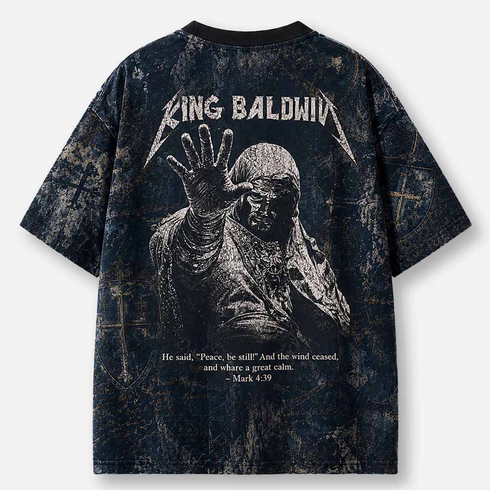 Masked King Eco Oversized Graphic Tees · GRS Certified