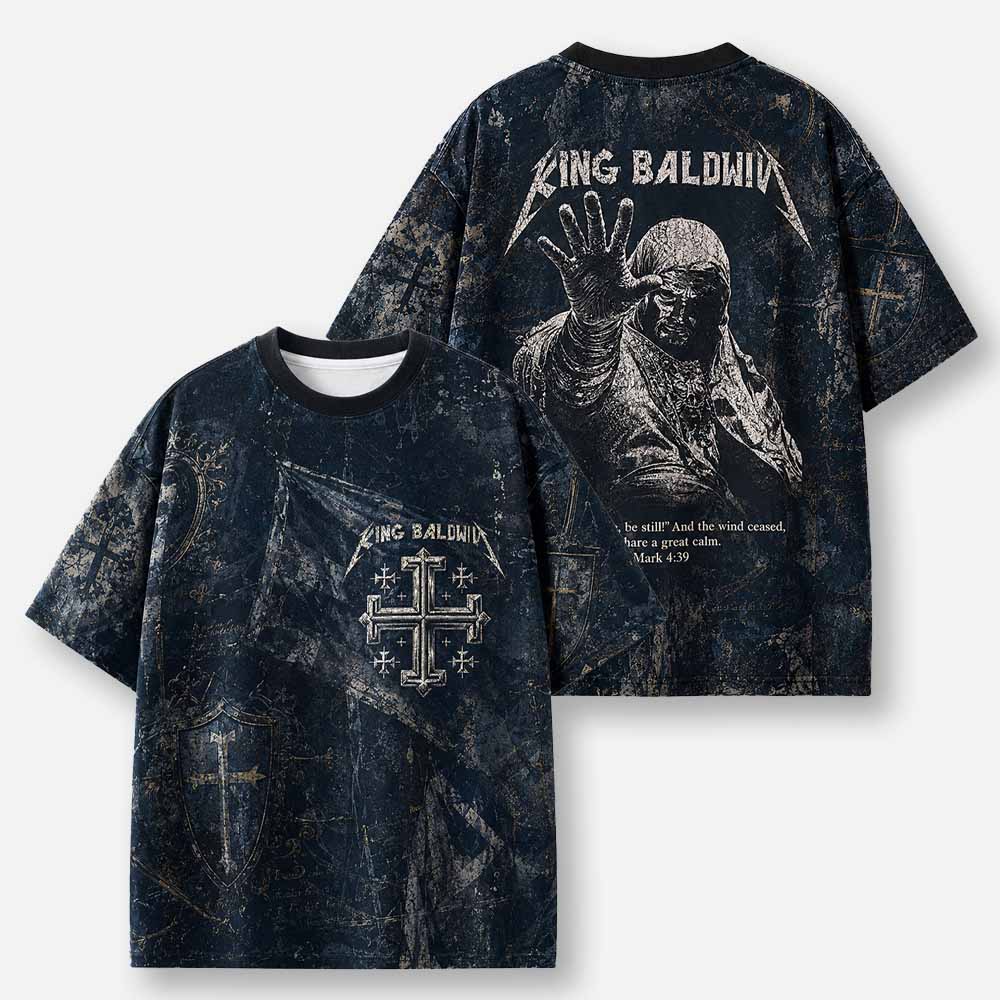 Masked King Eco Oversized Graphic Tees · GRS Certified