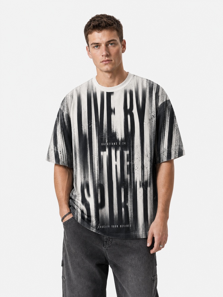 Kill The Flesh Eco Oversized Graphic Tees · GRS Certified