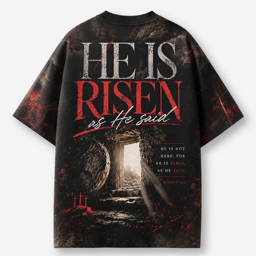 Open Tomb Eco Oversized Graphic Tees · GRS Certified