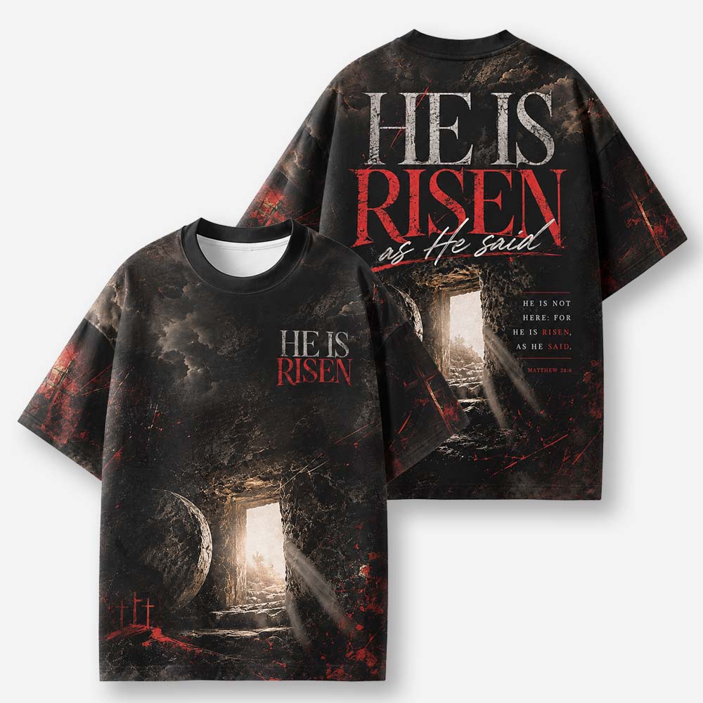 Open Tomb Eco Oversized Graphic Tees · GRS Certified