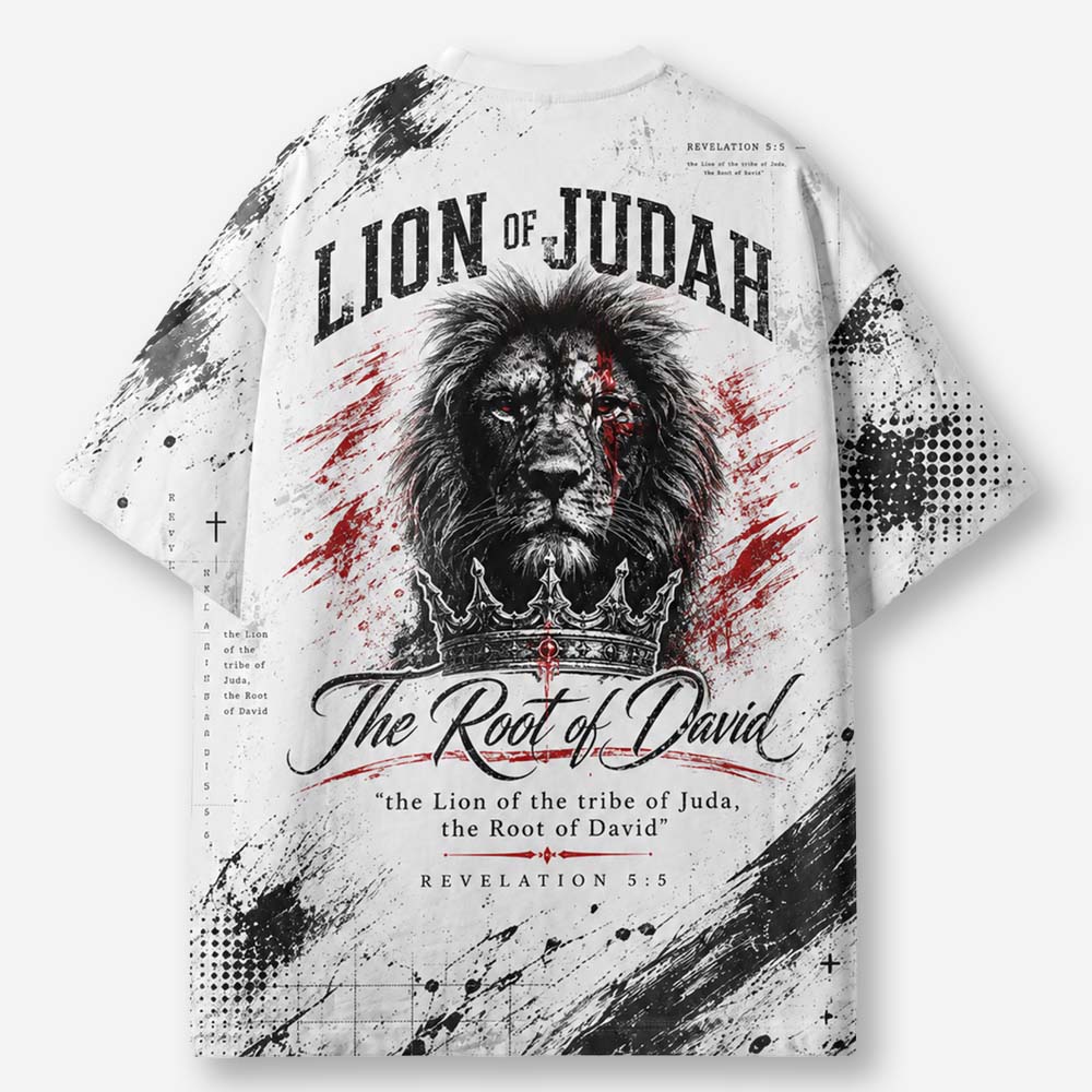 Crowned Lion Eco Oversized Graphic Tees · GRS Certified