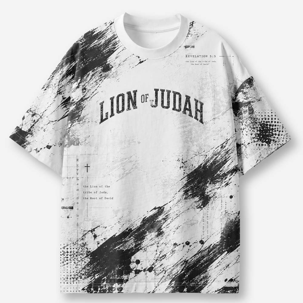 Crowned Lion Eco Oversized Graphic Tees · GRS Certified