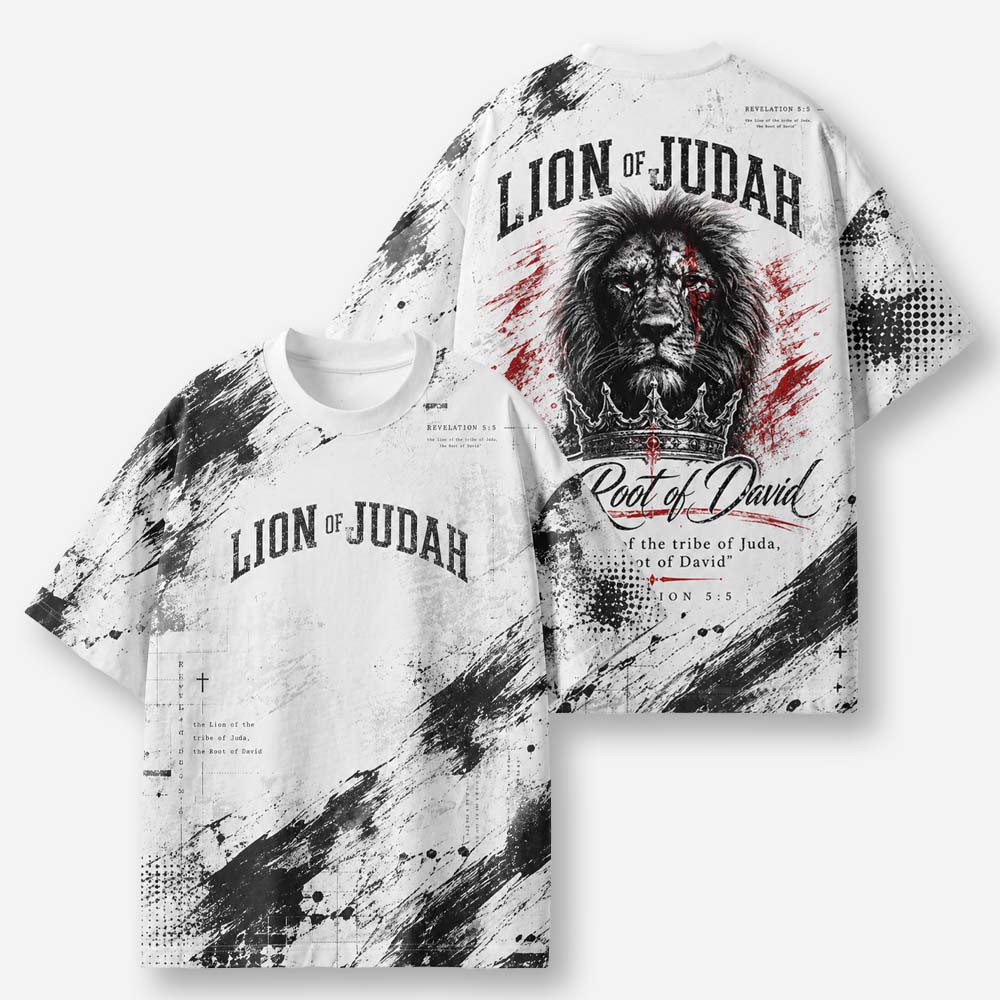 Crowned Lion Eco Oversized Graphic Tees · GRS Certified