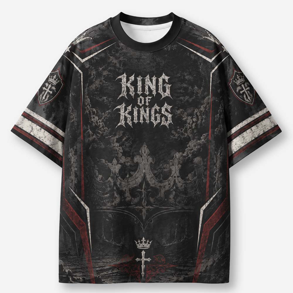 Crowned Rider Eco Oversized Graphic Tees · GRS Certified