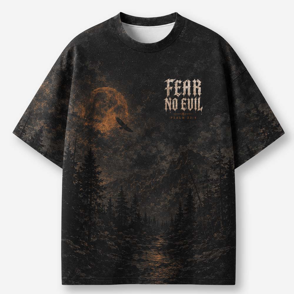 Fearless Valley Eco Oversized Graphic Tees · GRS Certified