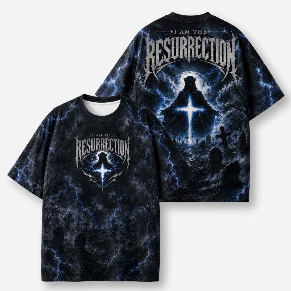 Rising Light Eco Oversized Graphic Tees · GRS Certified