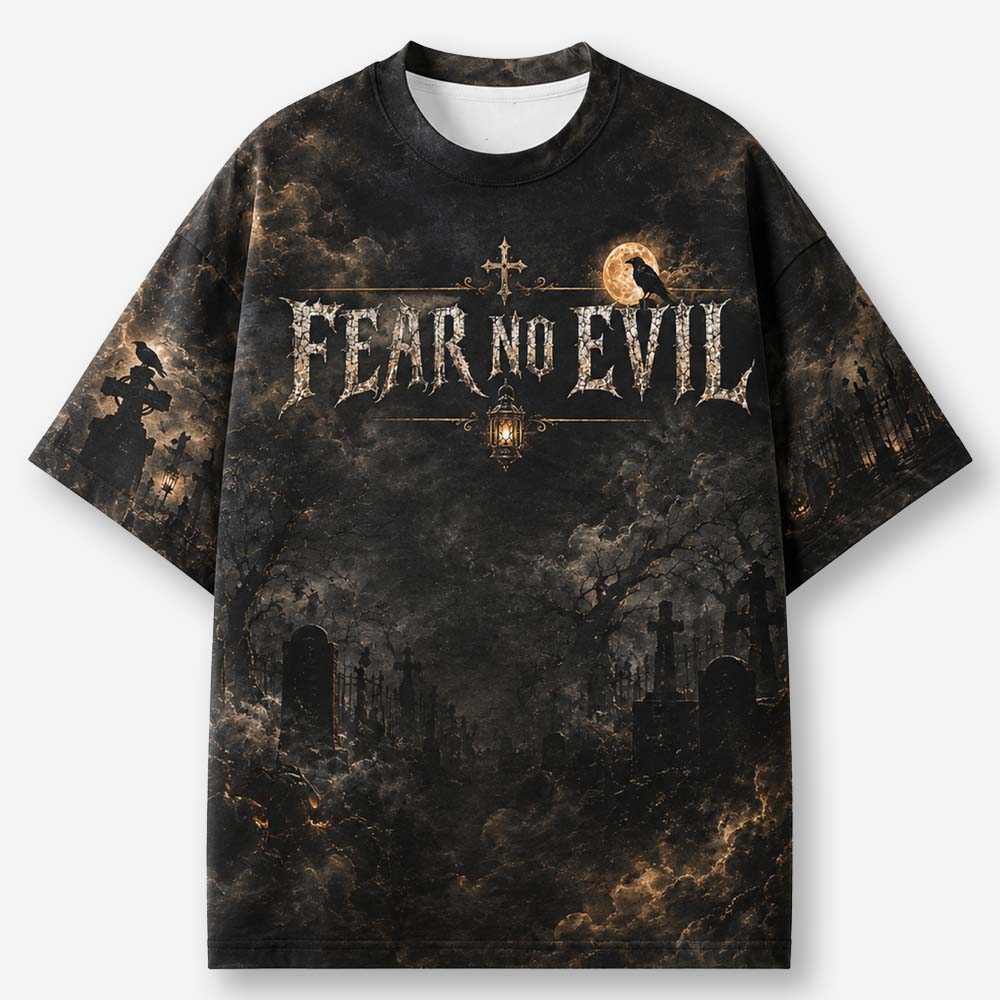 Fearless Valley Eco Oversized Graphic Tees · GRS Certified