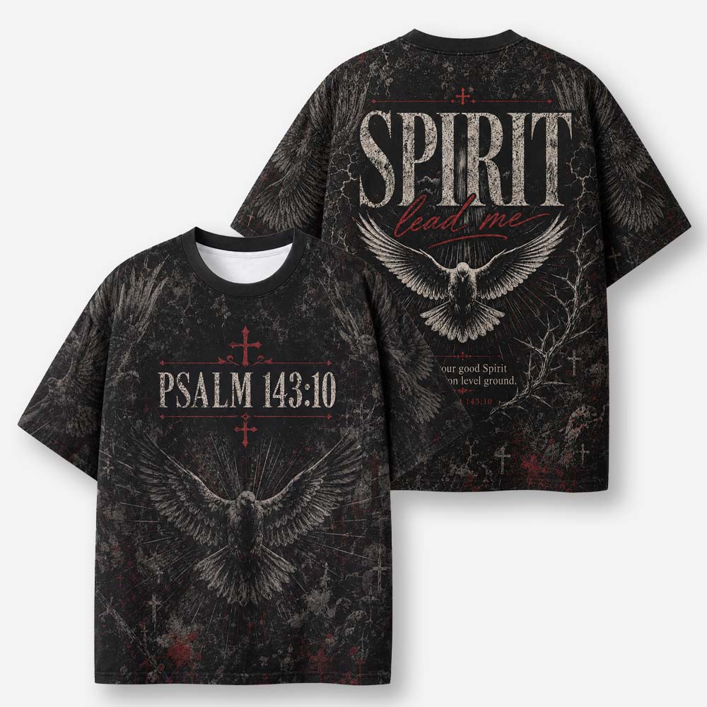 Guiding Dove Eco Oversized Graphic Tees · GRS Certified
