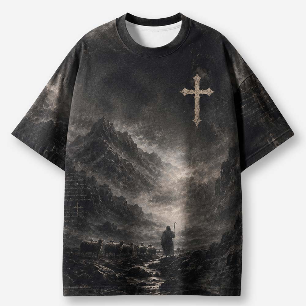 Shepherd Guide Eco Oversized Graphic Tees · GRS Certified