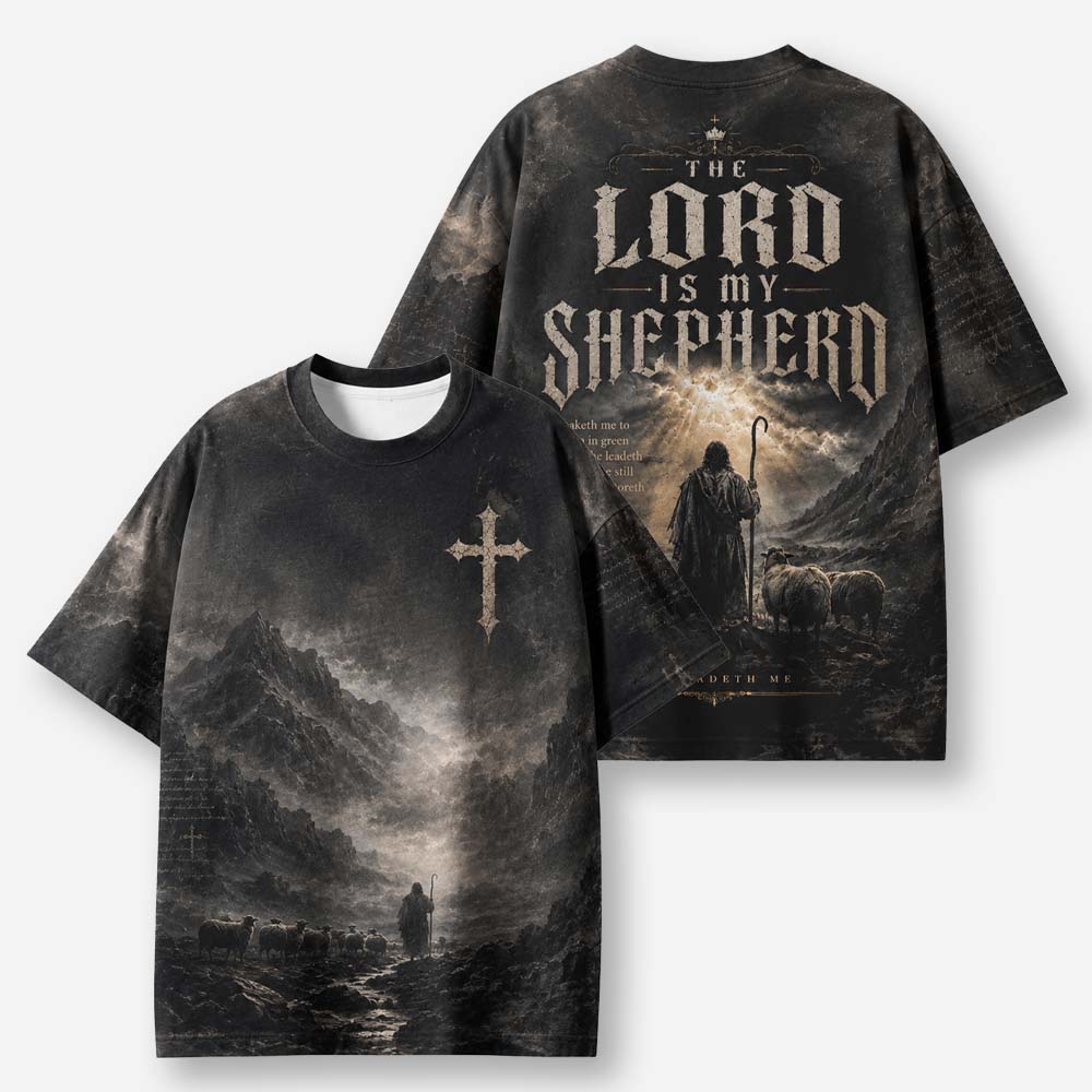 Shepherd Guide Eco Oversized Graphic Tees · GRS Certified