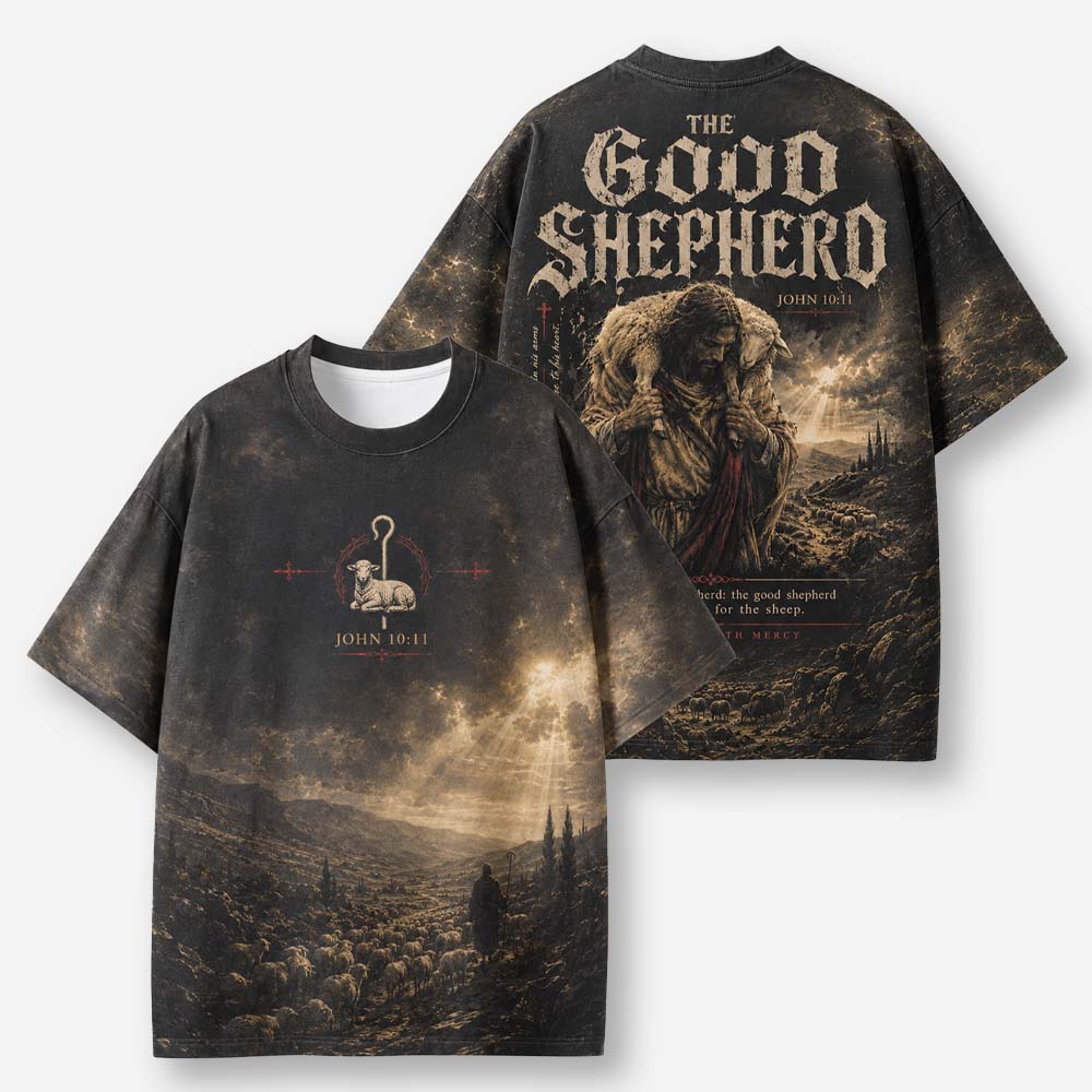 Pasture Guide Eco Oversized Graphic Tees · GRS Certified