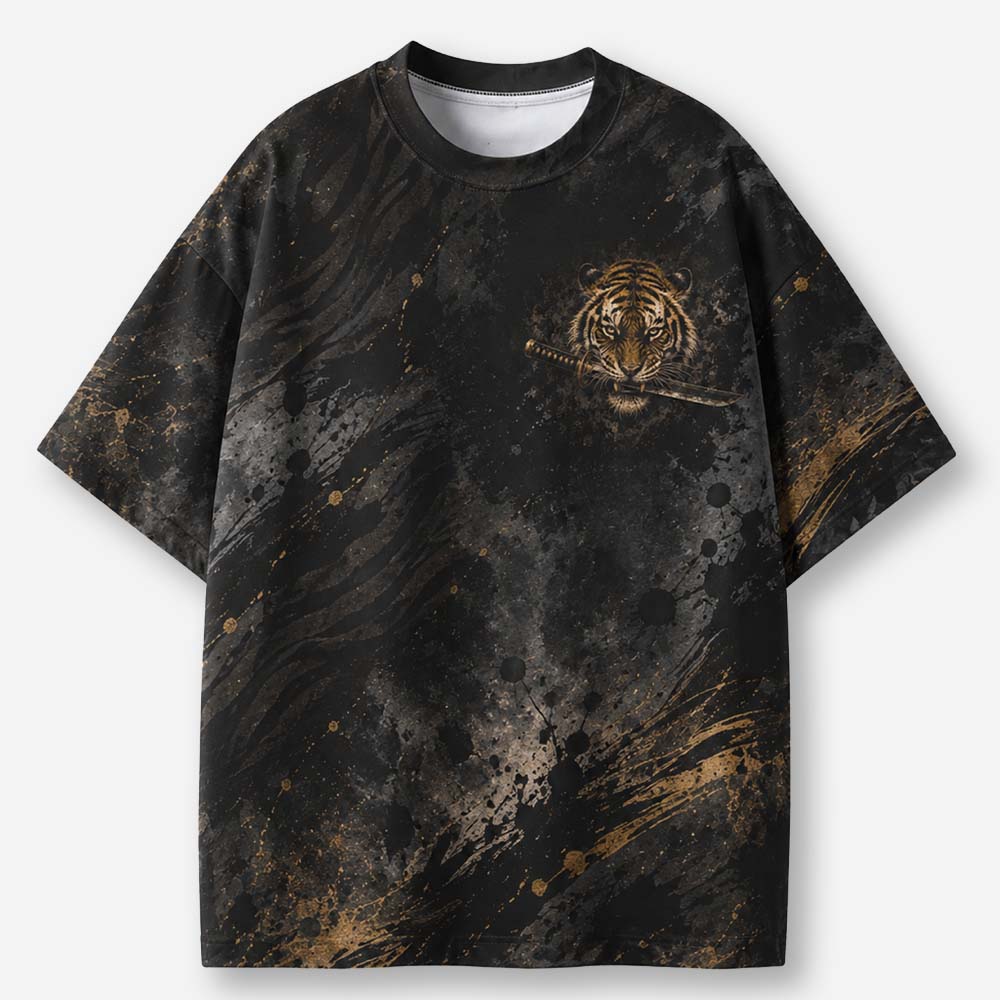 Tiger Sword Eco Oversized Graphic Tees · GRS Certified