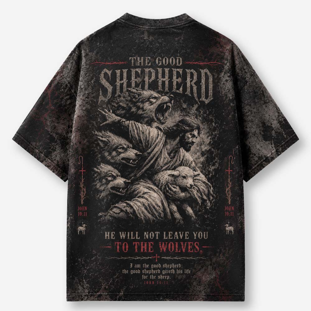 Flock Guardian Eco Oversized Graphic Tees · GRS Certified