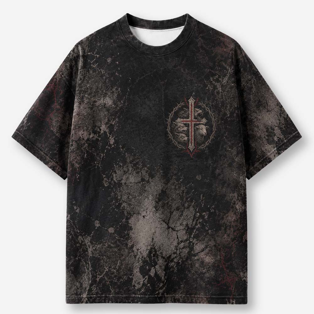 Flock Guardian Eco Oversized Graphic Tees · GRS Certified