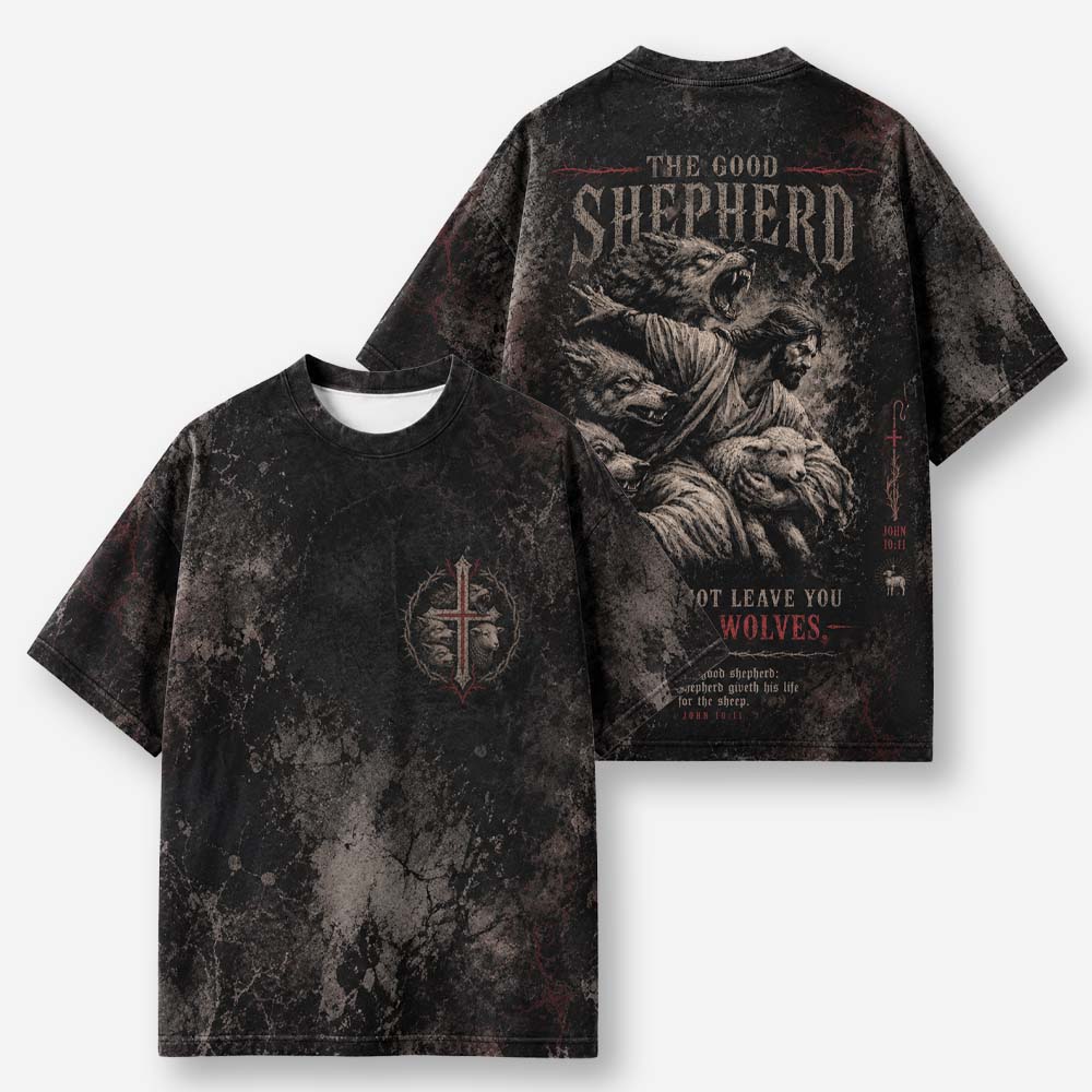 Flock Guardian Eco Oversized Graphic Tees · GRS Certified