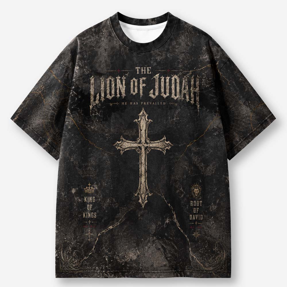 Crowned Lion Eco Oversized Graphic Tees · GRS Certified