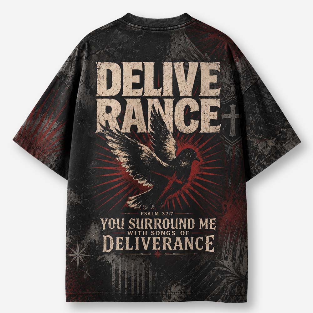 Rescue Dove Eco Oversized Graphic Tees · GRS Certified
