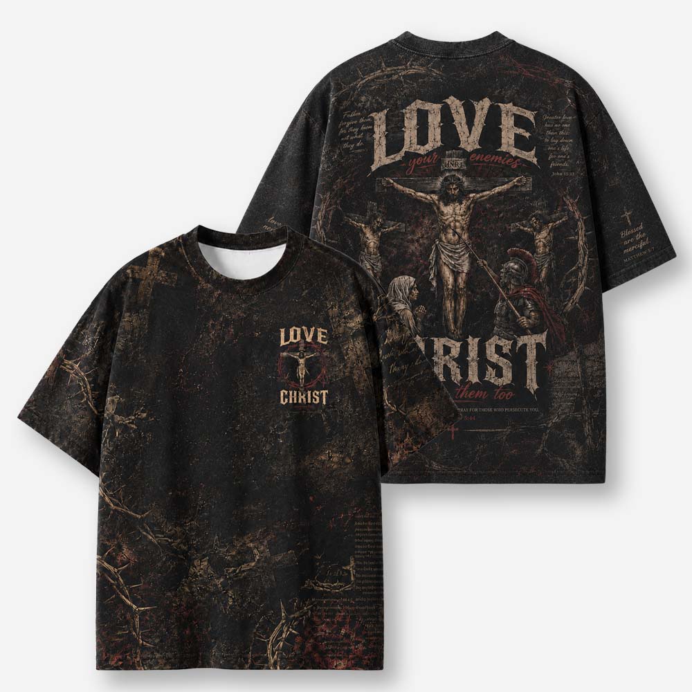 Love Beyond Limits Eco Oversized Graphic Tees · GRS Certified