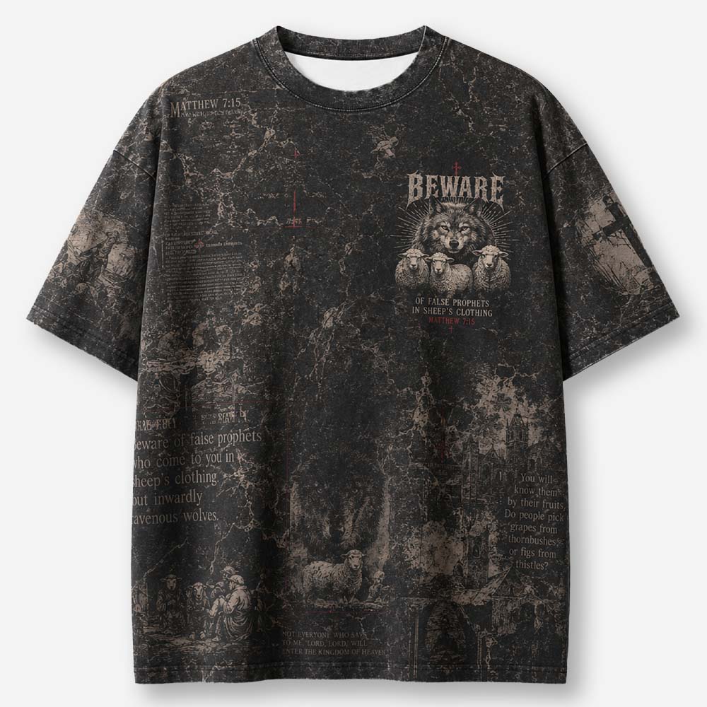 Hidden Wolf Eco Oversized Graphic Tees · GRS Certified