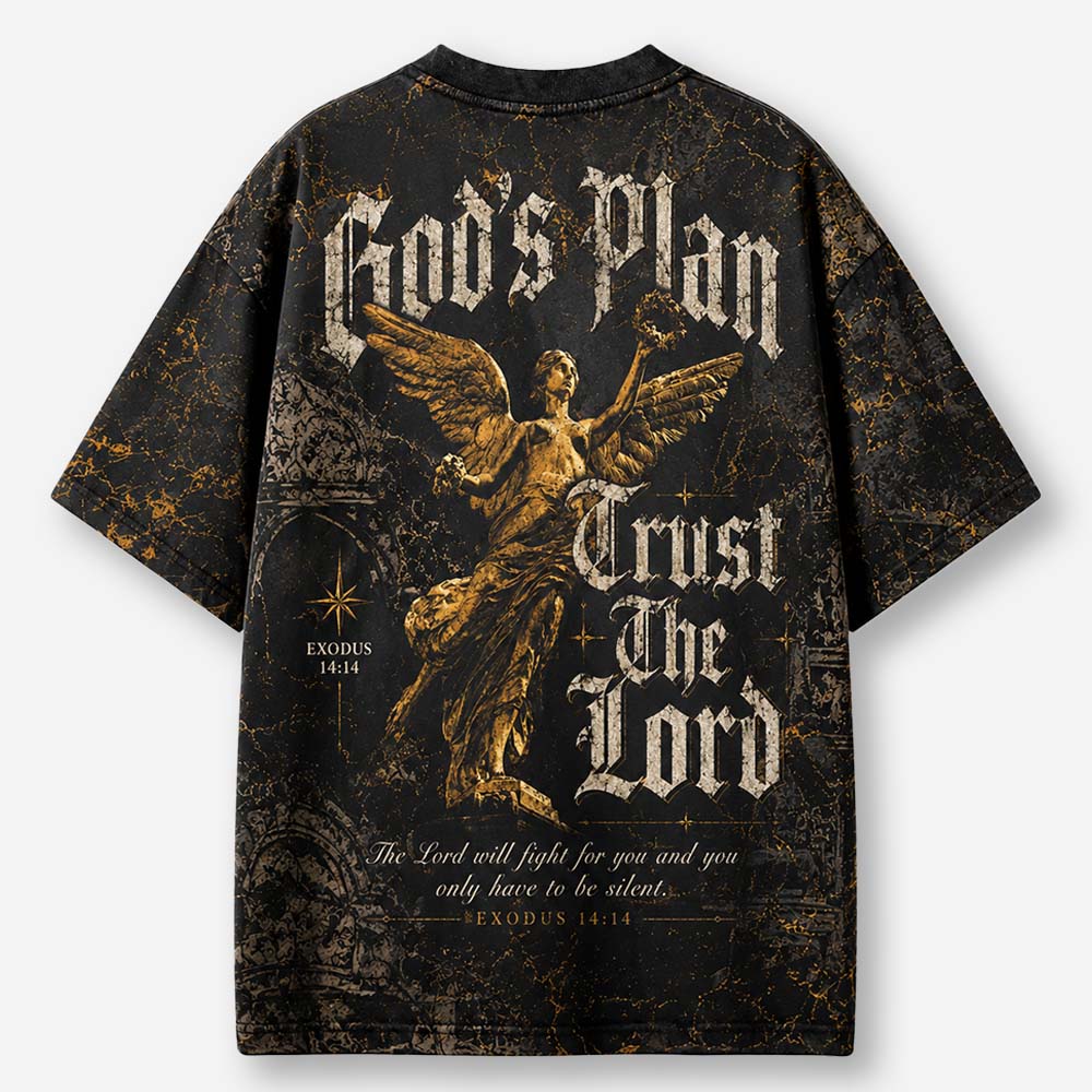 Golden Angel Eco Oversized Graphic Tees · GRS Certified