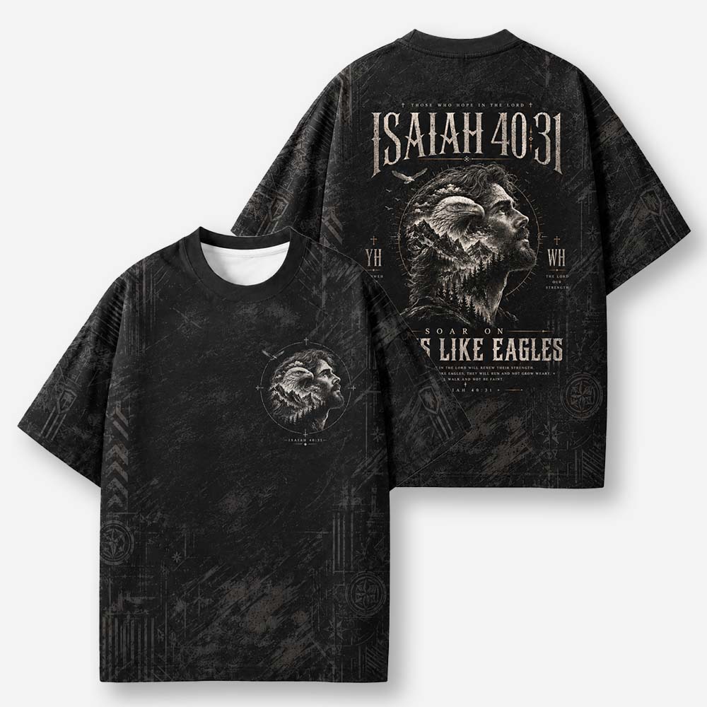 Eagle Ascend Eco Oversized Graphic Tees · GRS Certified