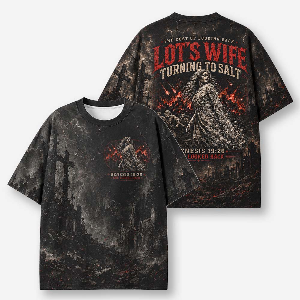 Looking Back Eco Oversized Graphic Tees · GRS Certified