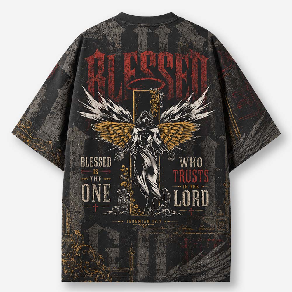 Winged Emblem Eco Oversized Graphic Tees · GRS Certified