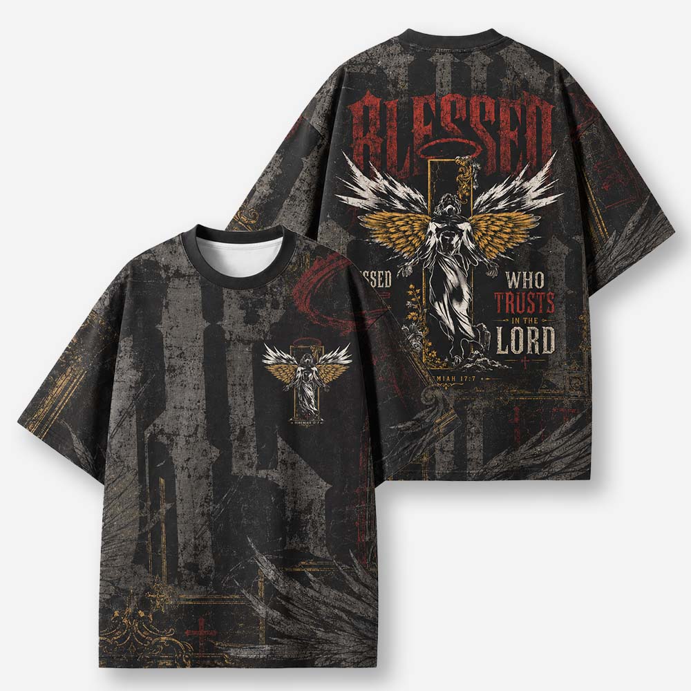 Winged Emblem Eco Oversized Graphic Tees · GRS Certified