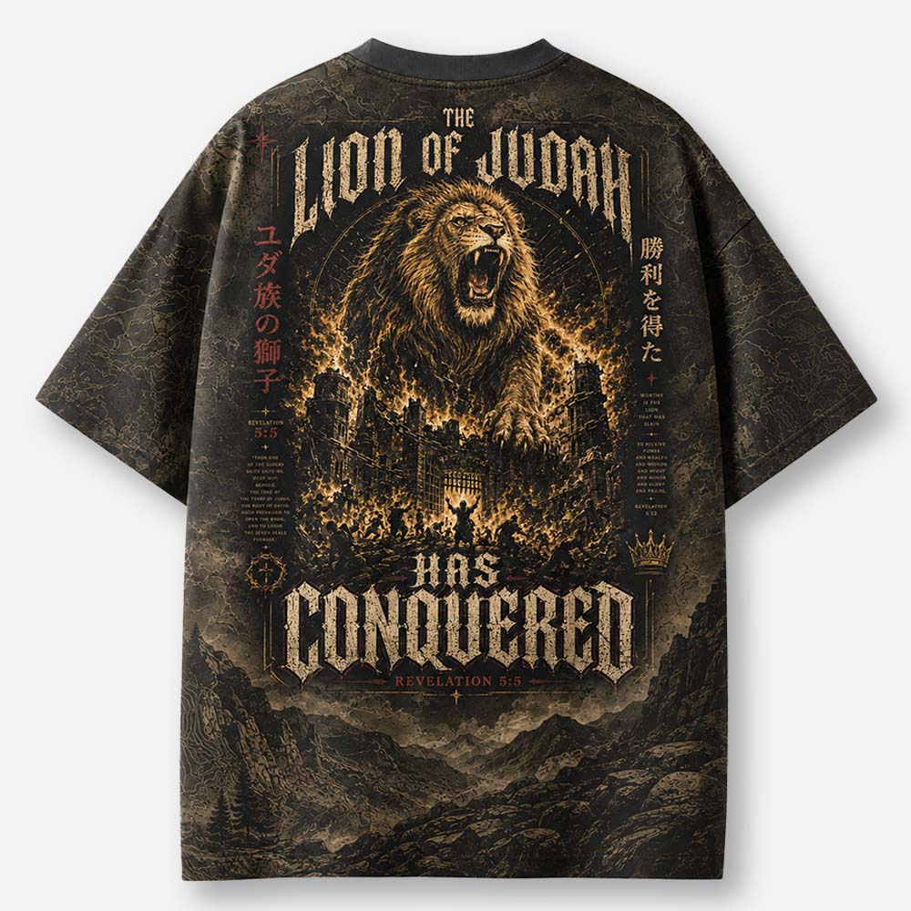 Roaring Lion Eco Oversized Graphic Tees · GRS Certified
