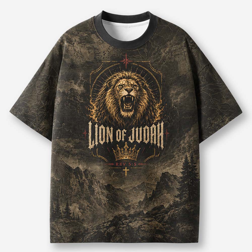 Roaring Lion Eco Oversized Graphic Tees · GRS Certified