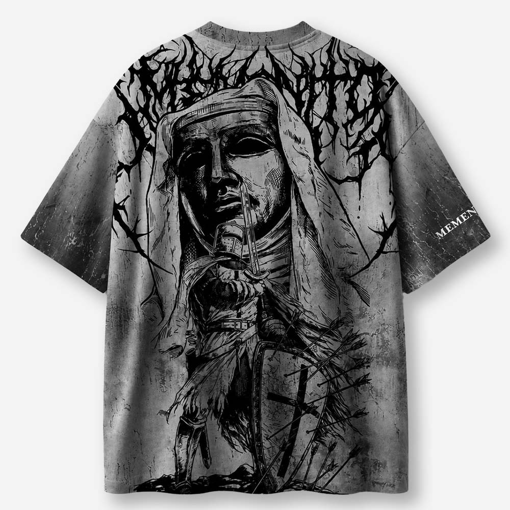 Memento Figure Eco Oversized Graphic Tees · GRS Certified