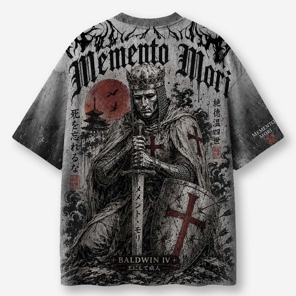 Memento Mori Eco Oversized Graphic Tees · GRS Certified