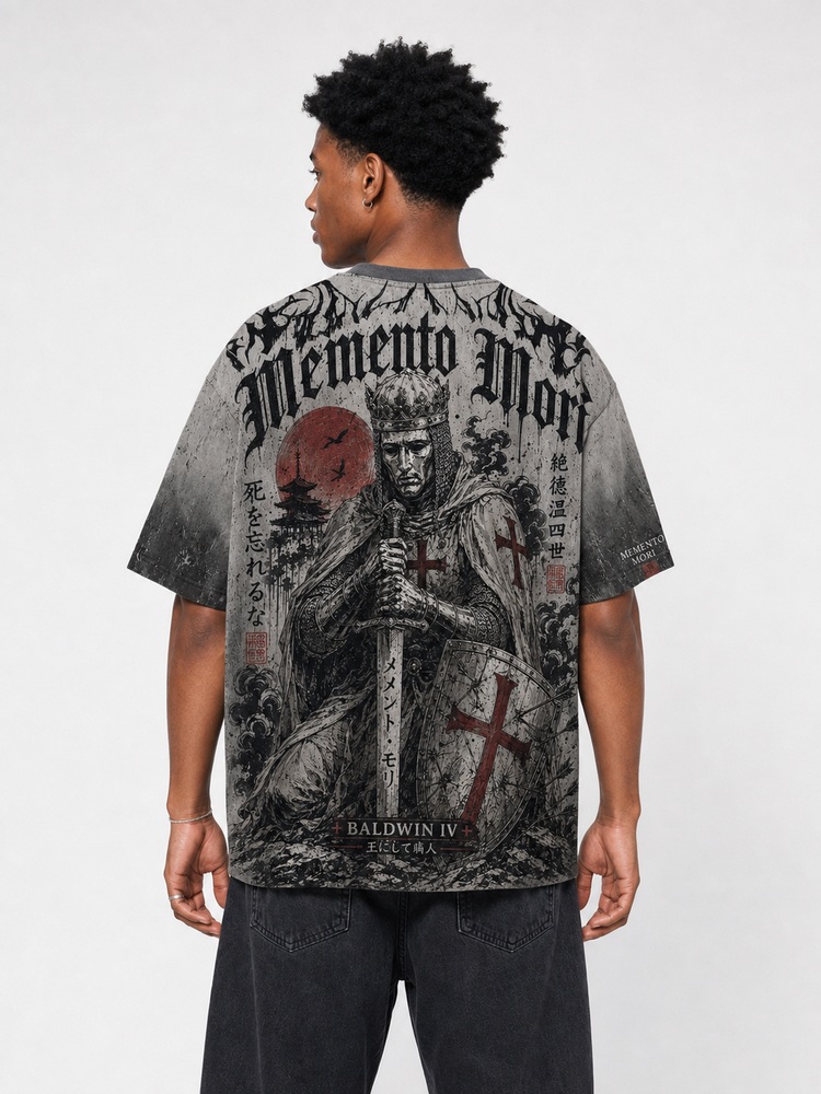 Memento Mori Eco Oversized Graphic Tees · GRS Certified