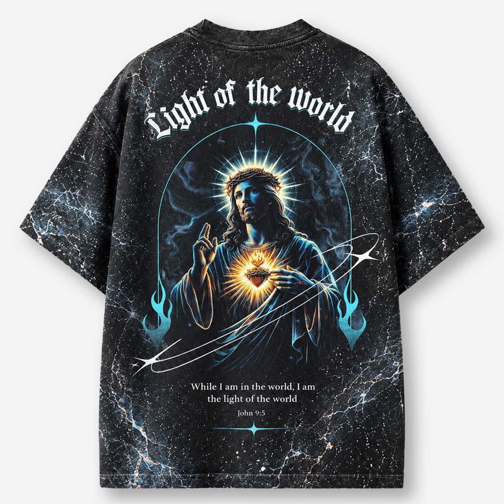 Radiant Heart Eco Oversized Graphic Tees · GRS Certified