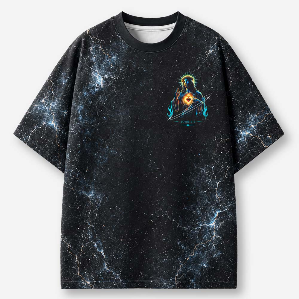 Radiant Heart Eco Oversized Graphic Tees · GRS Certified