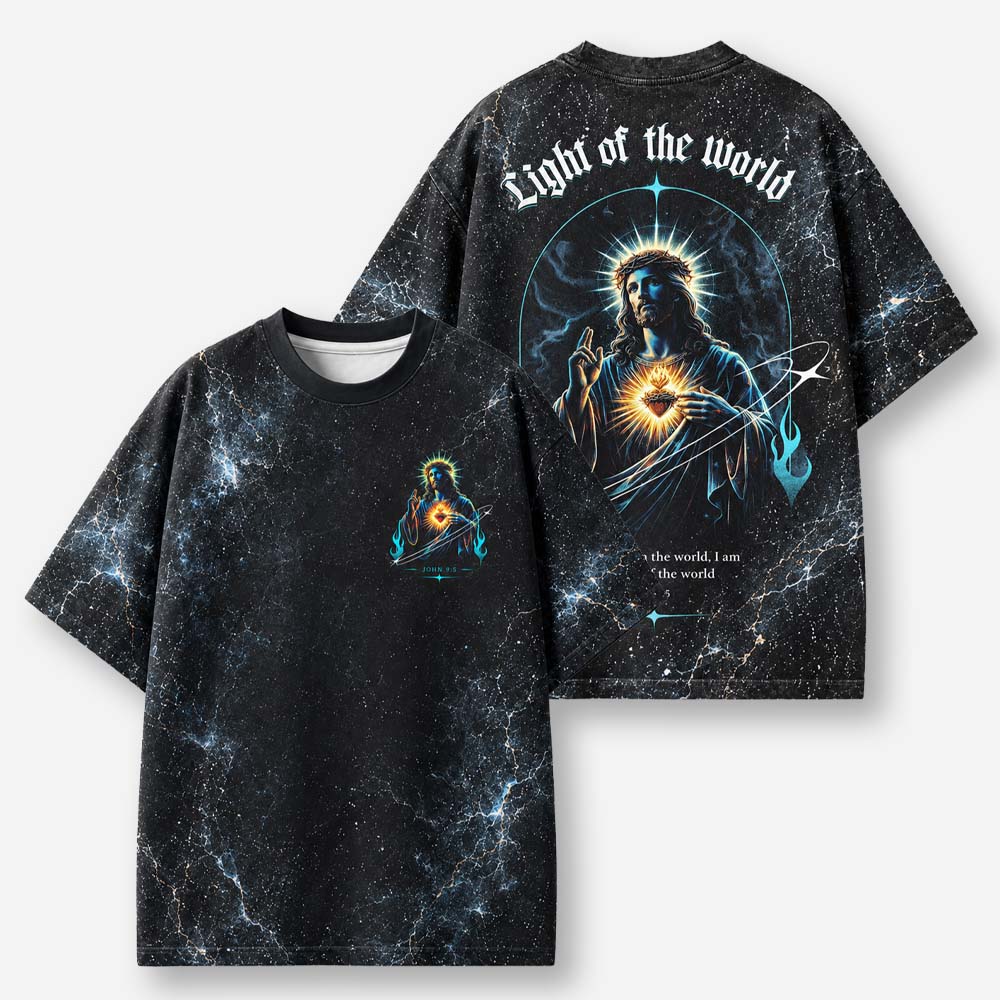 Radiant Heart Eco Oversized Graphic Tees · GRS Certified