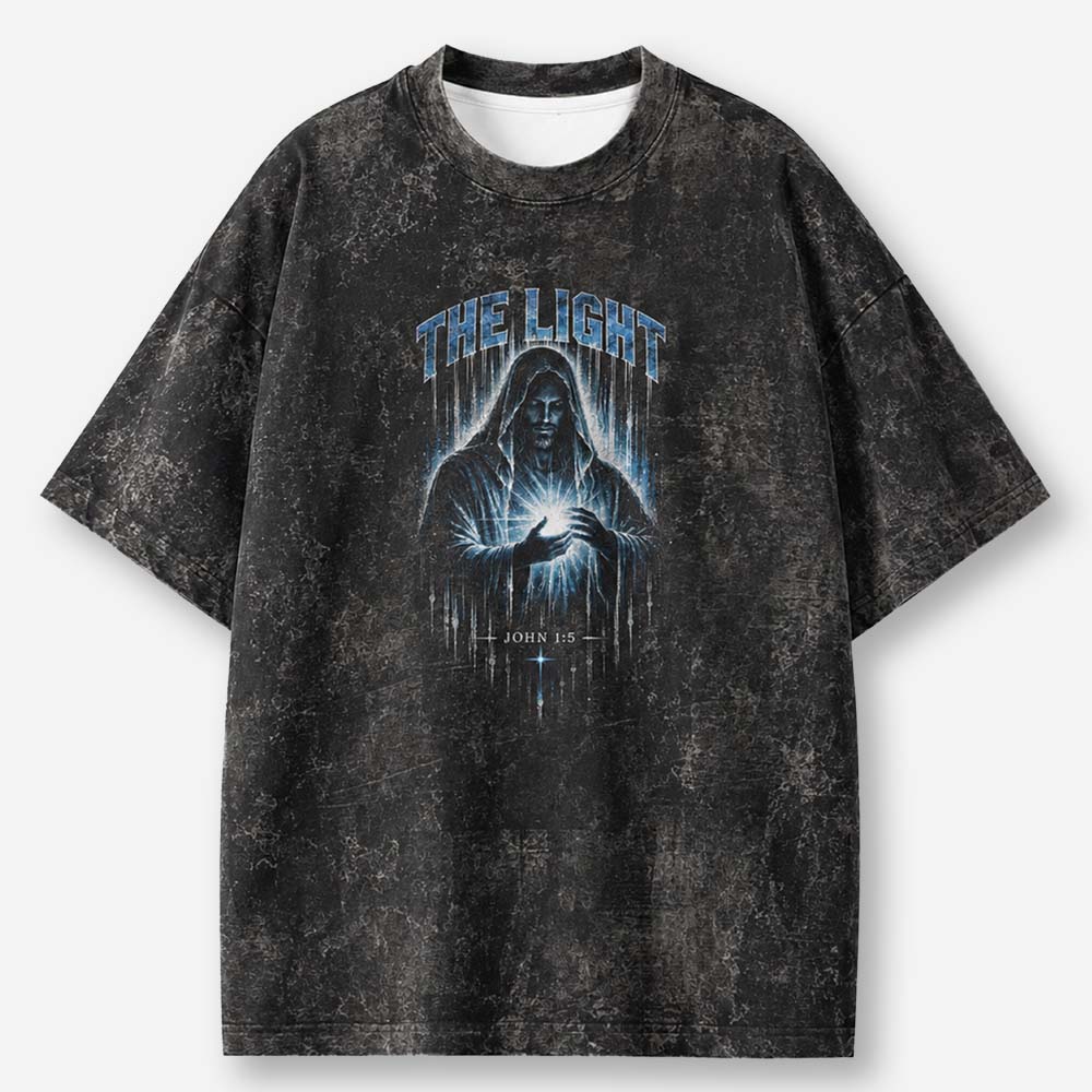 Radiant Light Eco Oversized Graphic Tees · GRS Certified