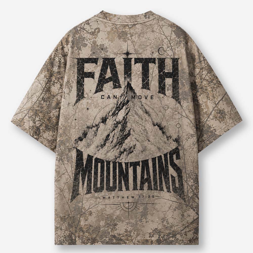 Mountain Mover Eco Oversized Graphic Tees · GRS Certified
