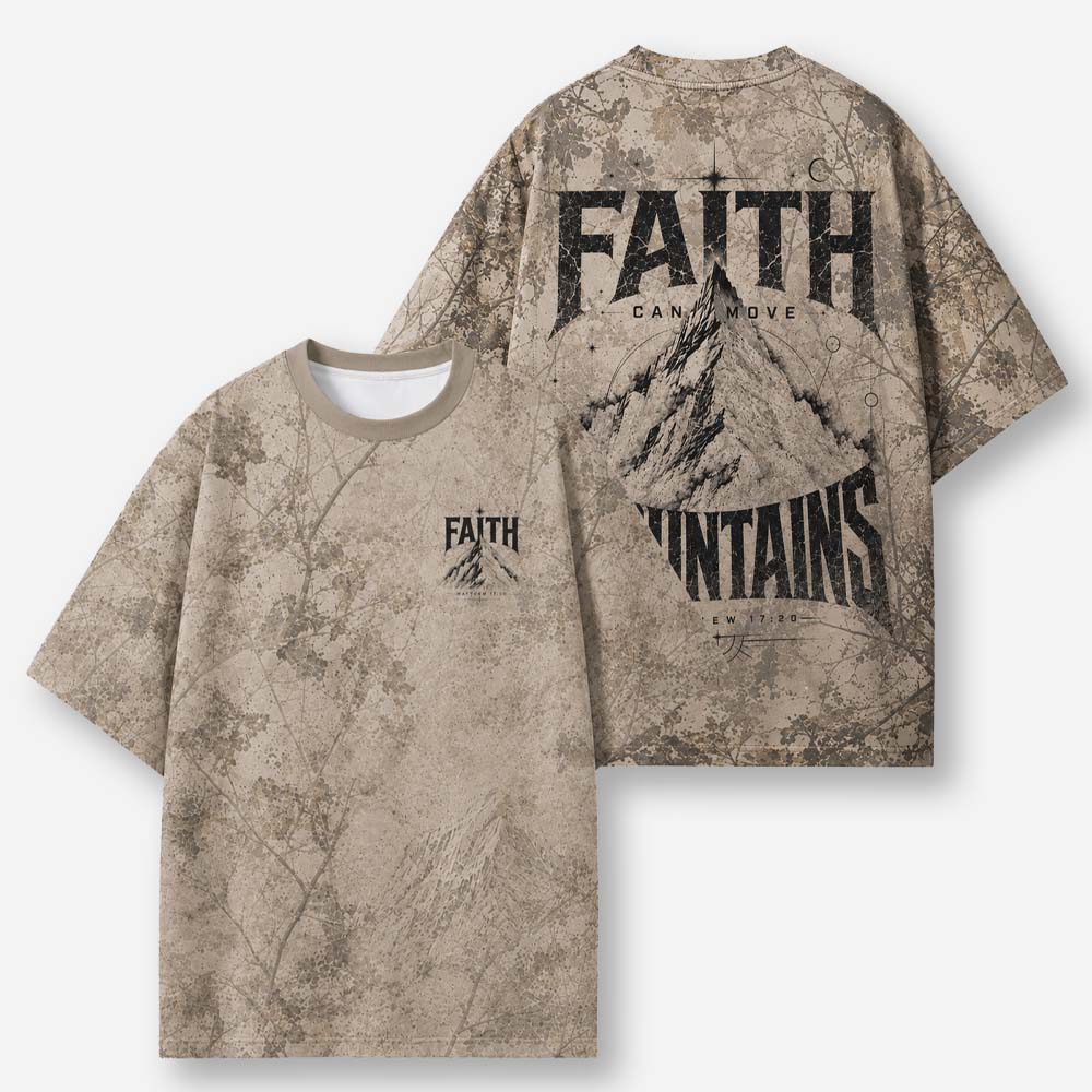 Mountain Mover Eco Oversized Graphic Tees · GRS Certified